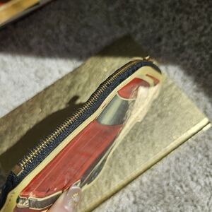 LOUIS VUITTON Vintage Red Muscle Car Coin Purse Or Id Card Holder